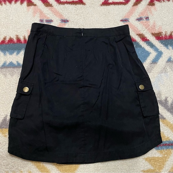 Pixley Women Cargo Black Casual Skirt Pockets Size XS - Picture 6 of 7